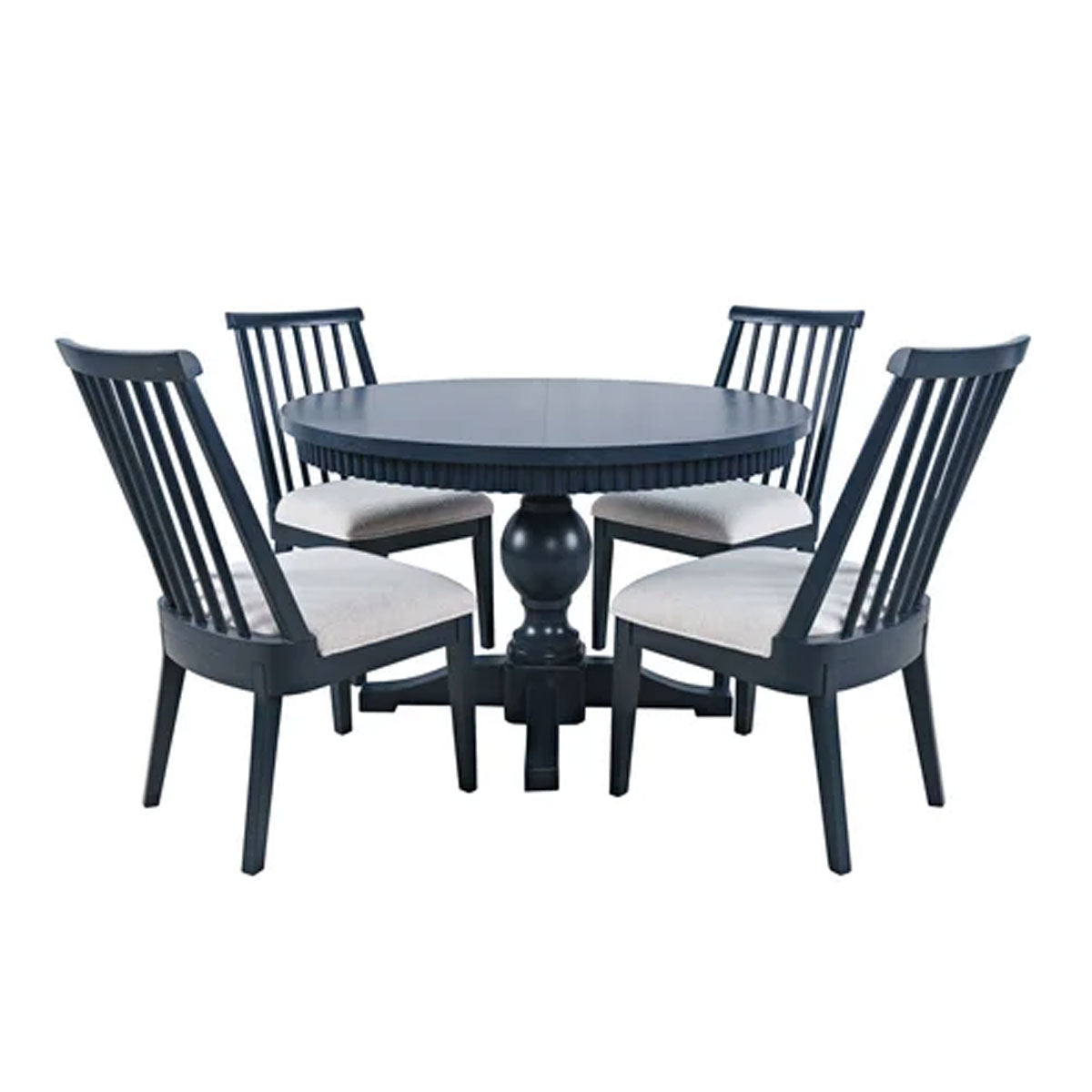 WESTPORT 48" ROUND NAVY TABLE