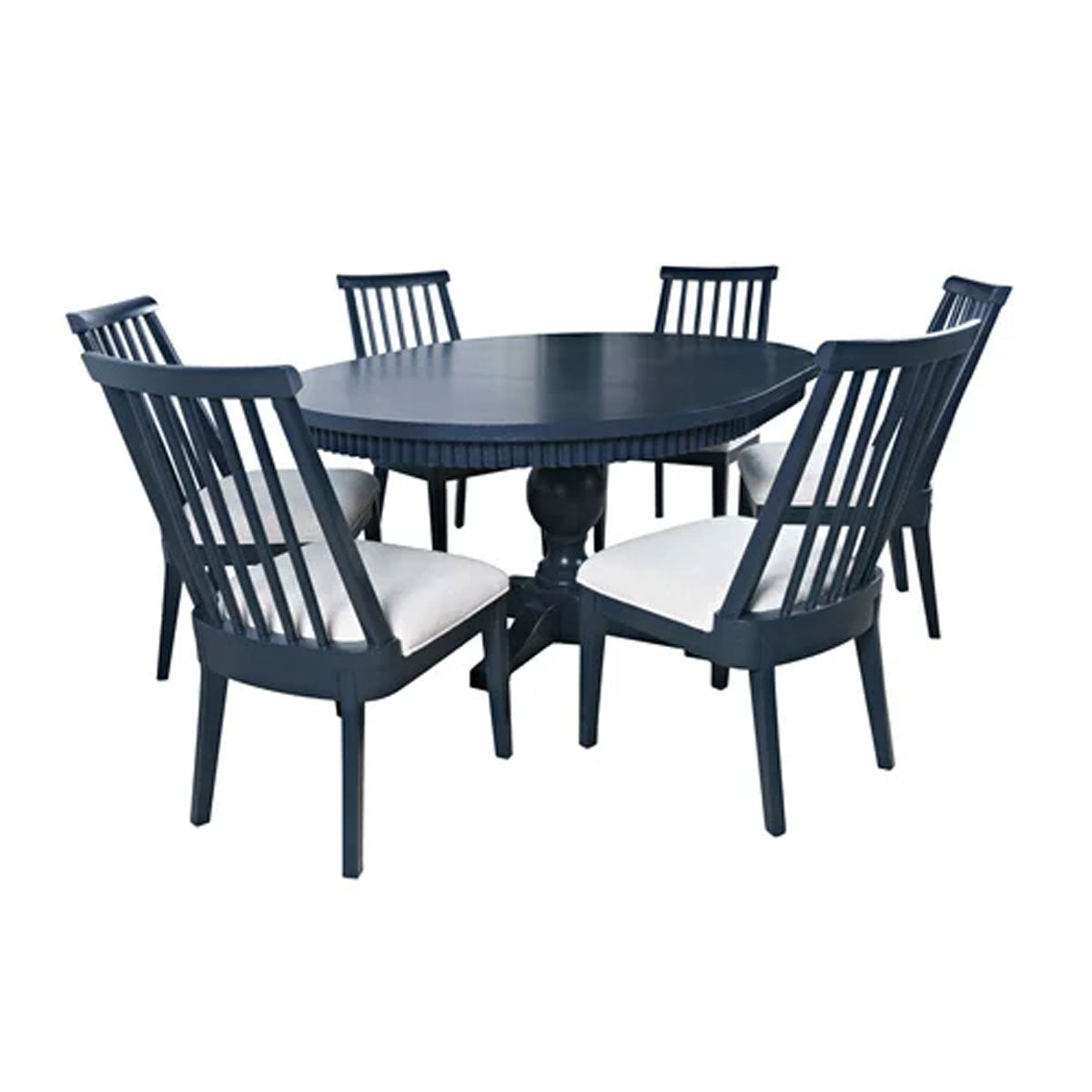 WESTPORT 48" ROUND NAVY TABLE