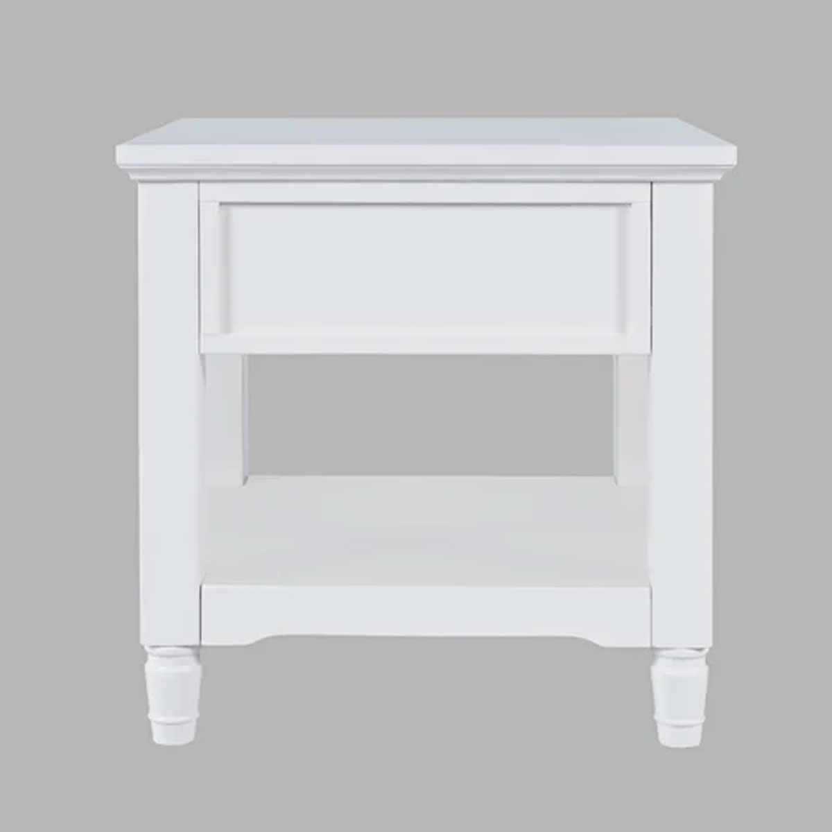 WESTPORT WHITE END TABLE
