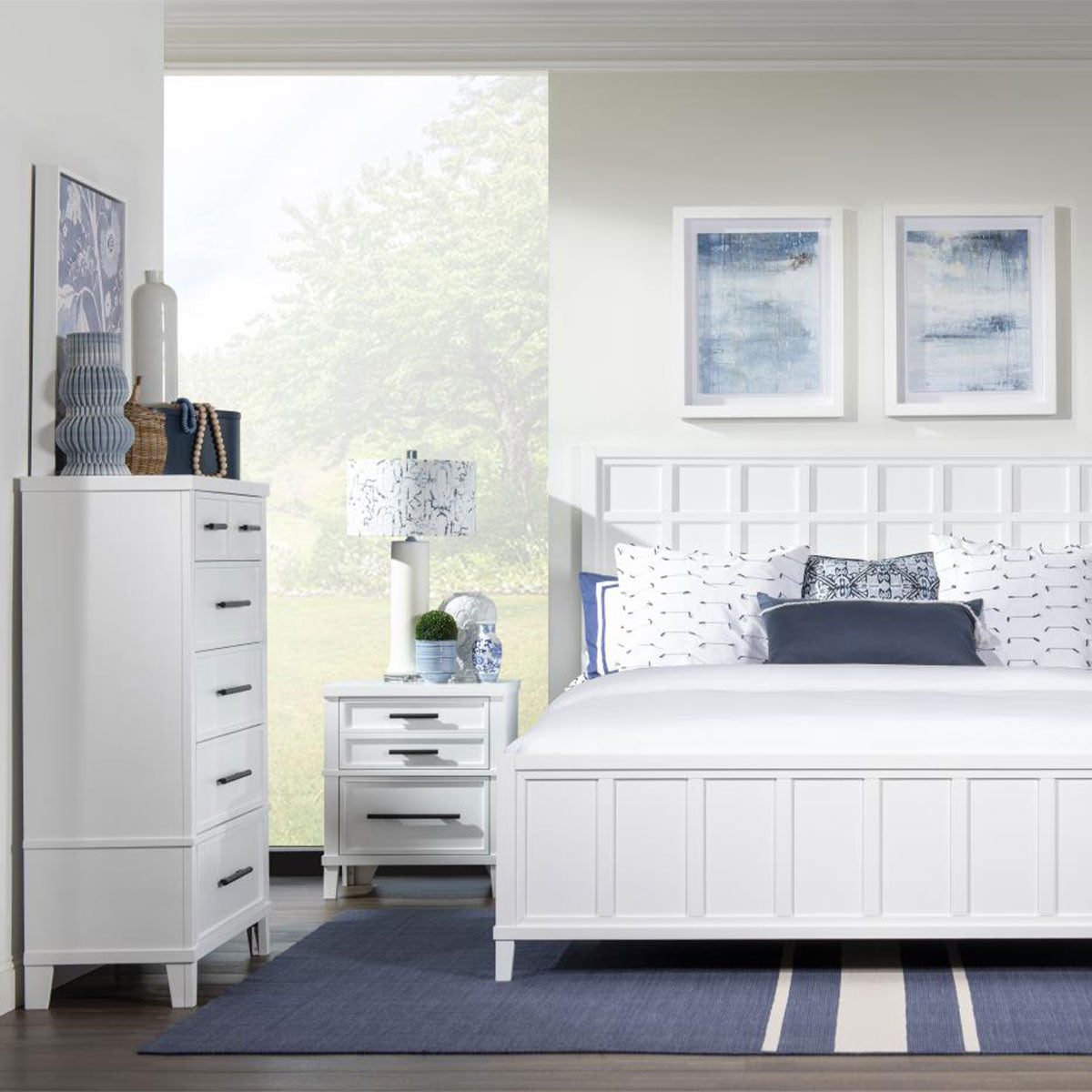 bahama-5-drawer-chest #color_white