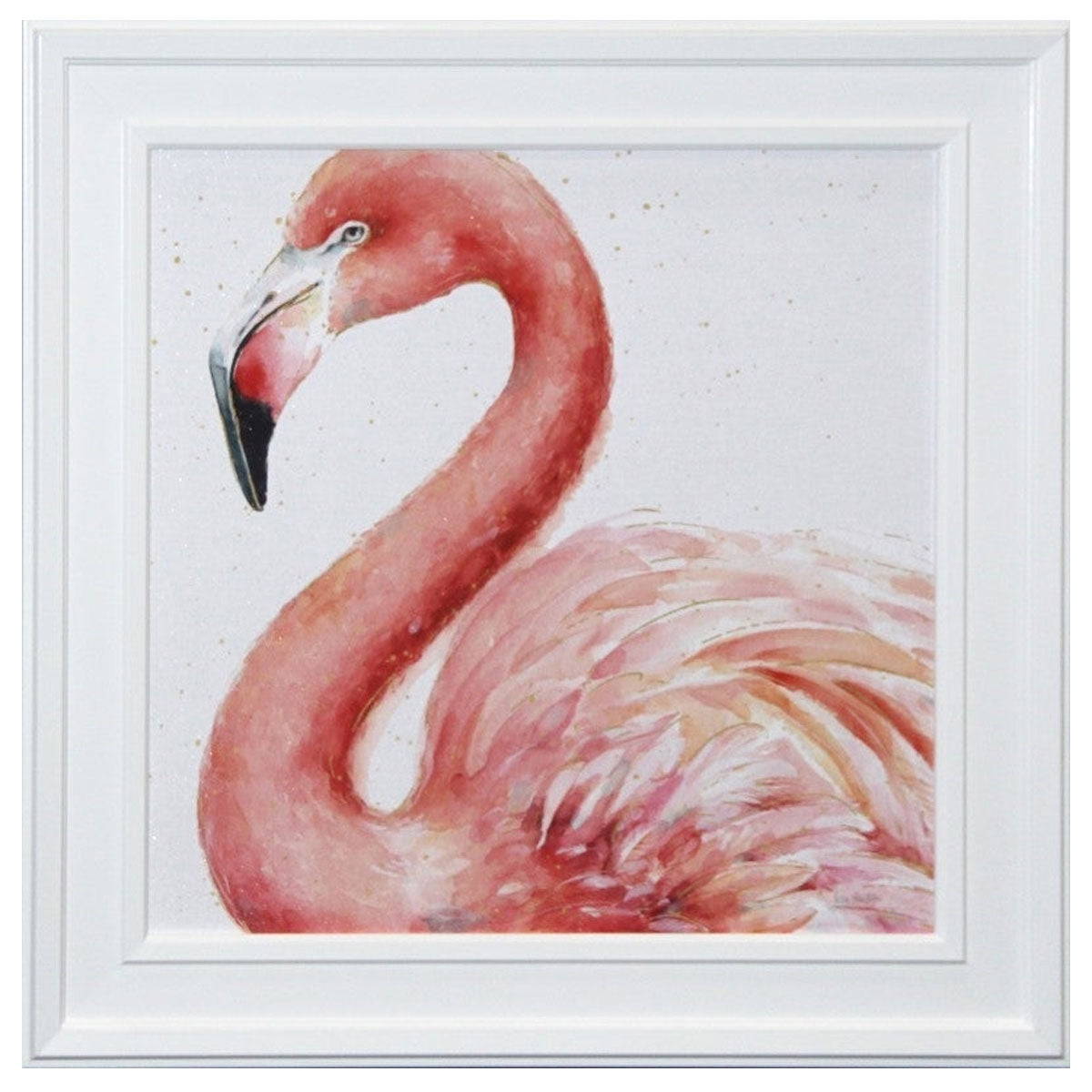 LFT FACING FLAMINGO GEL ART