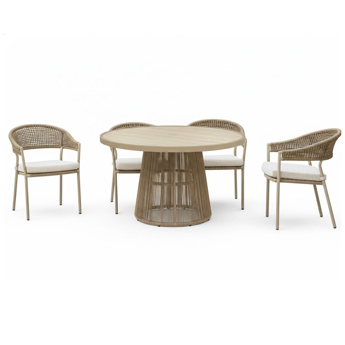 ORCHARD BEACH 5PC PATIO DINE