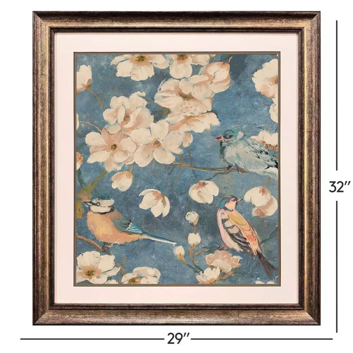 GARDEN BIRDS II FRM ART