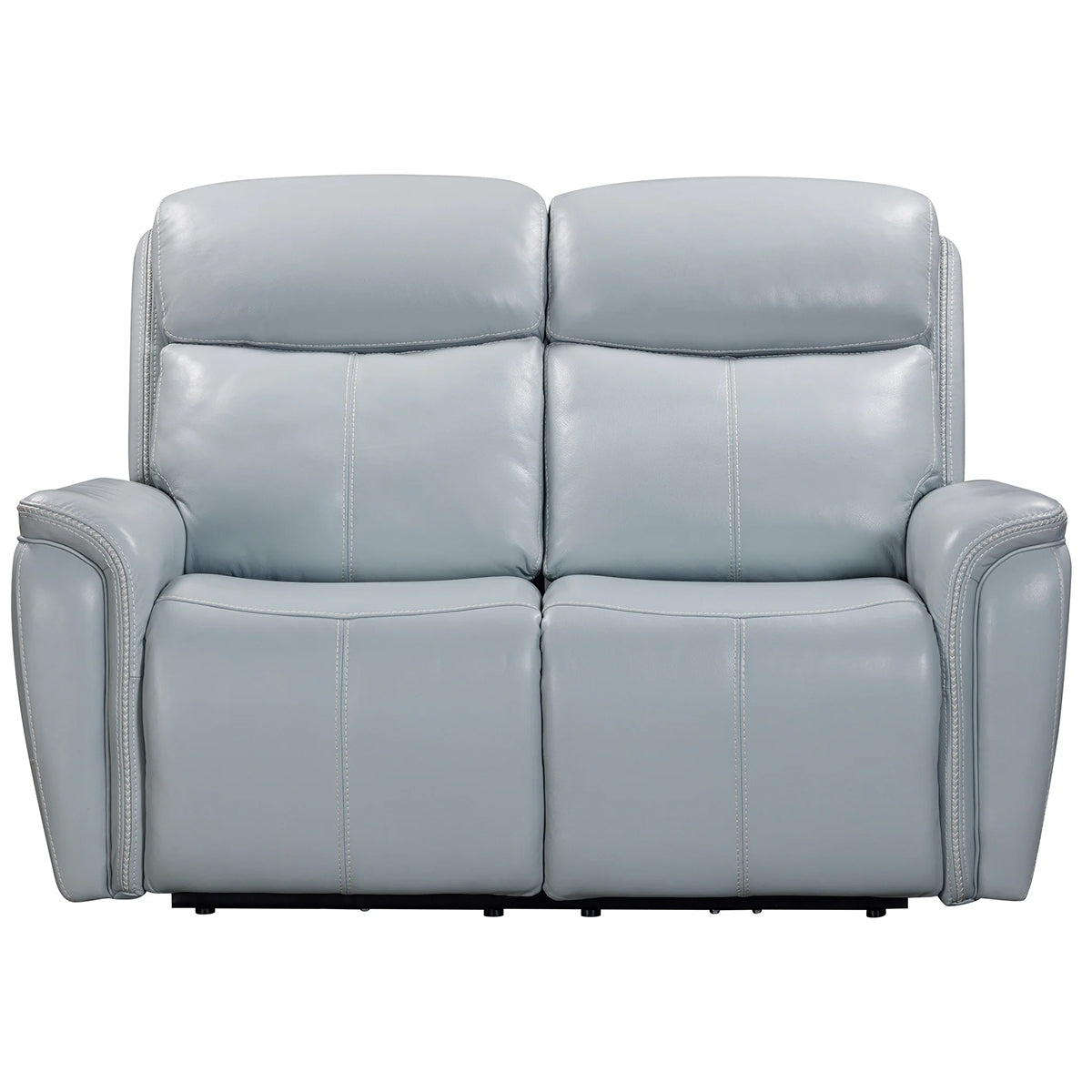 CASCADE LTHR MIST GRY PHR LOVESEAT