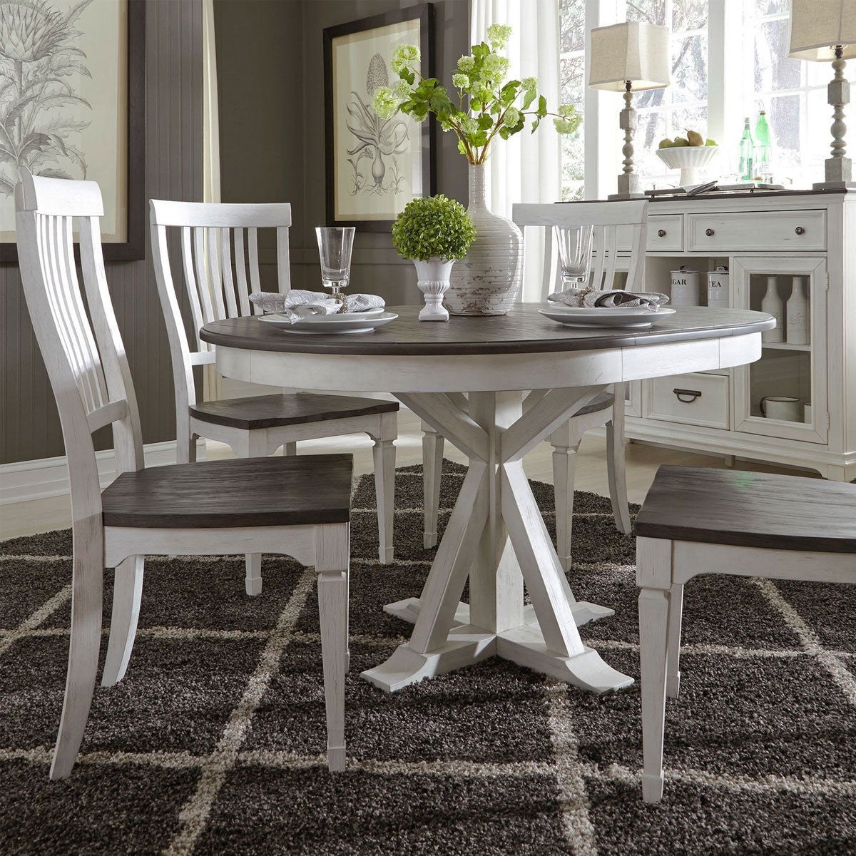 ALLYSON PARK PEDESTAL TABLE