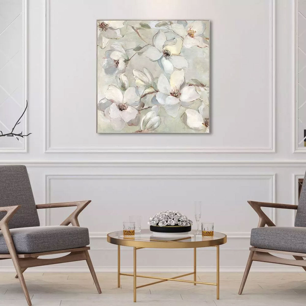 MAGNOLIAS FRAMED ART