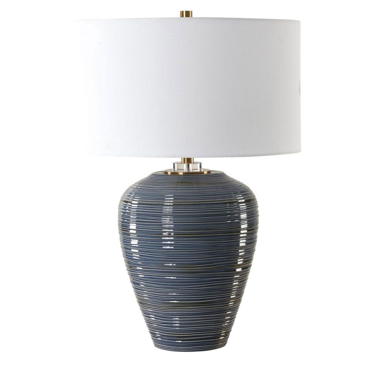 Moher Blue Ribbed Glaze Tl