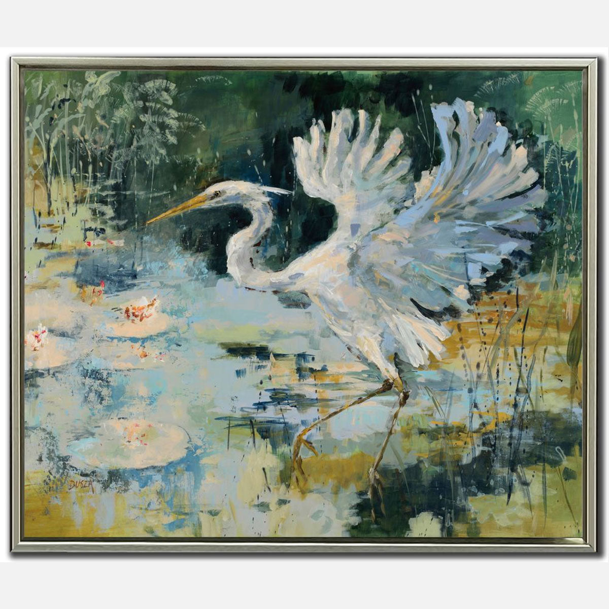 SHORELINE BIRD II FRAMED ART