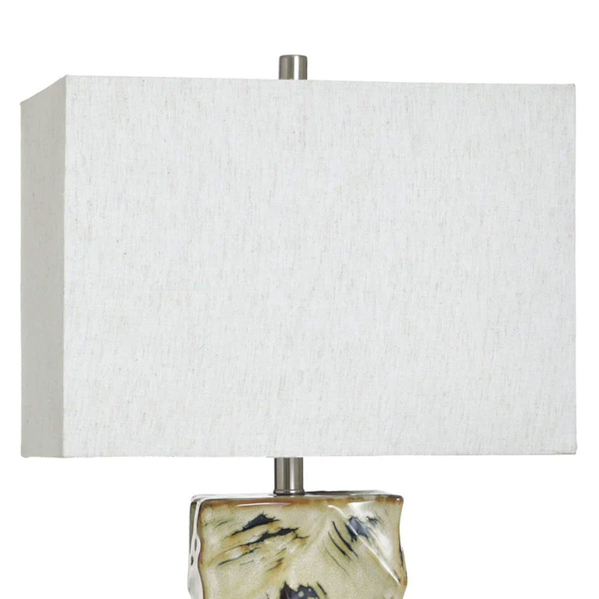 Bali Cream Leaf Cutout Lamp