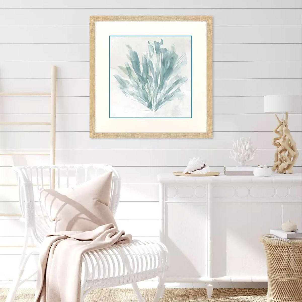 BLUE SEA CORAL I FRM ART