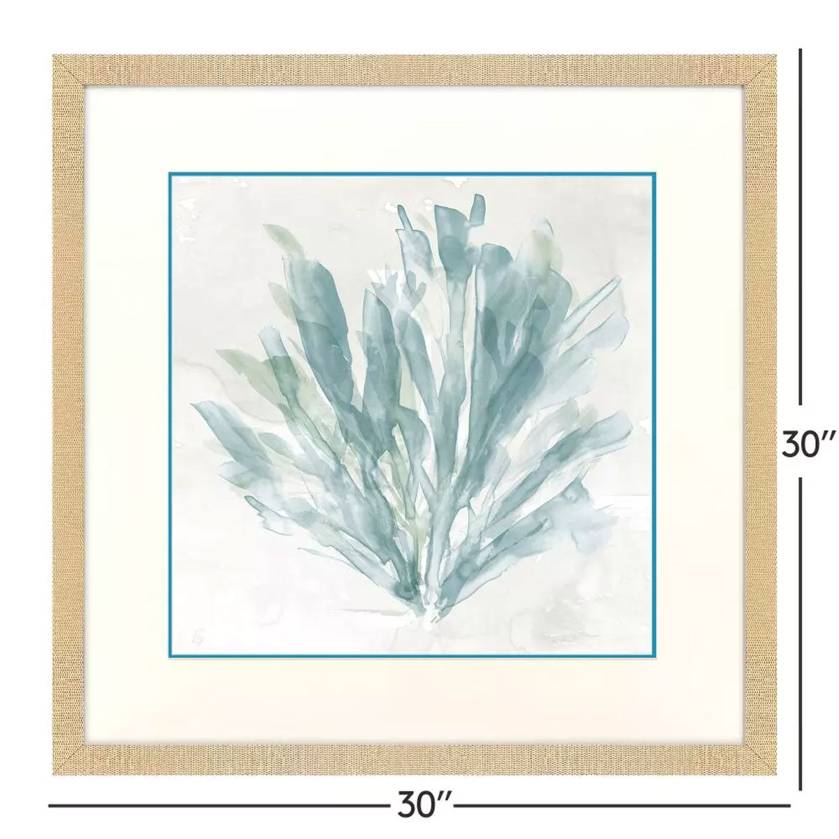BLUE SEA CORAL I FRM ART