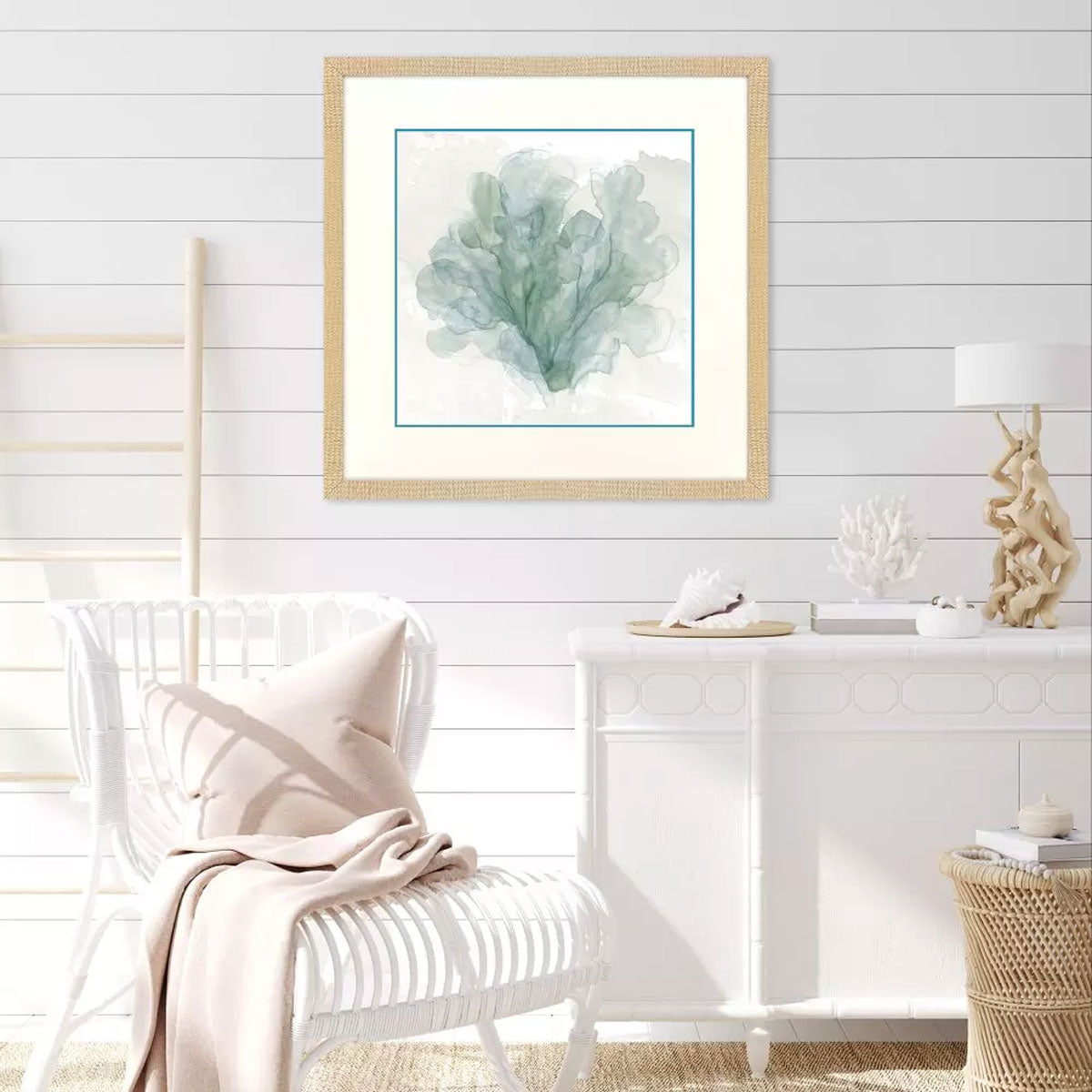 BLUE CORAL II FRM ART