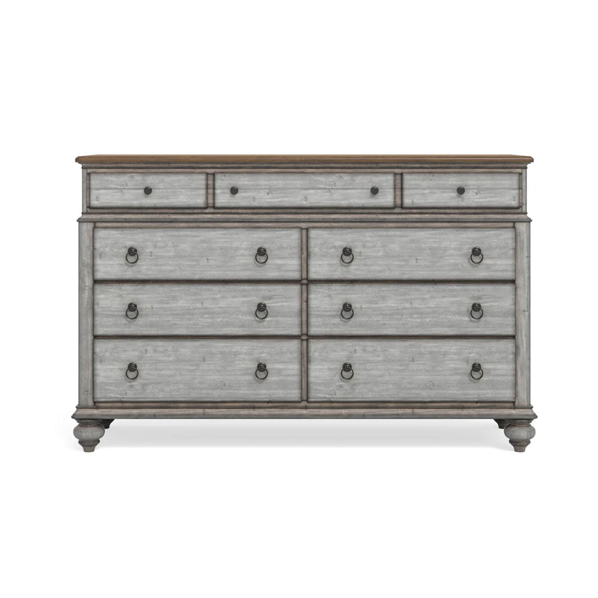 Plymouth 9 Drawer Double Dresser