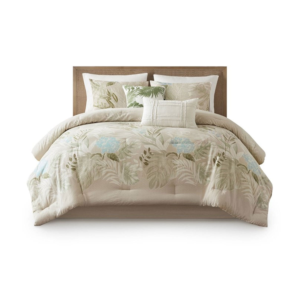 Kiawah Island Taupe Queen Comf St