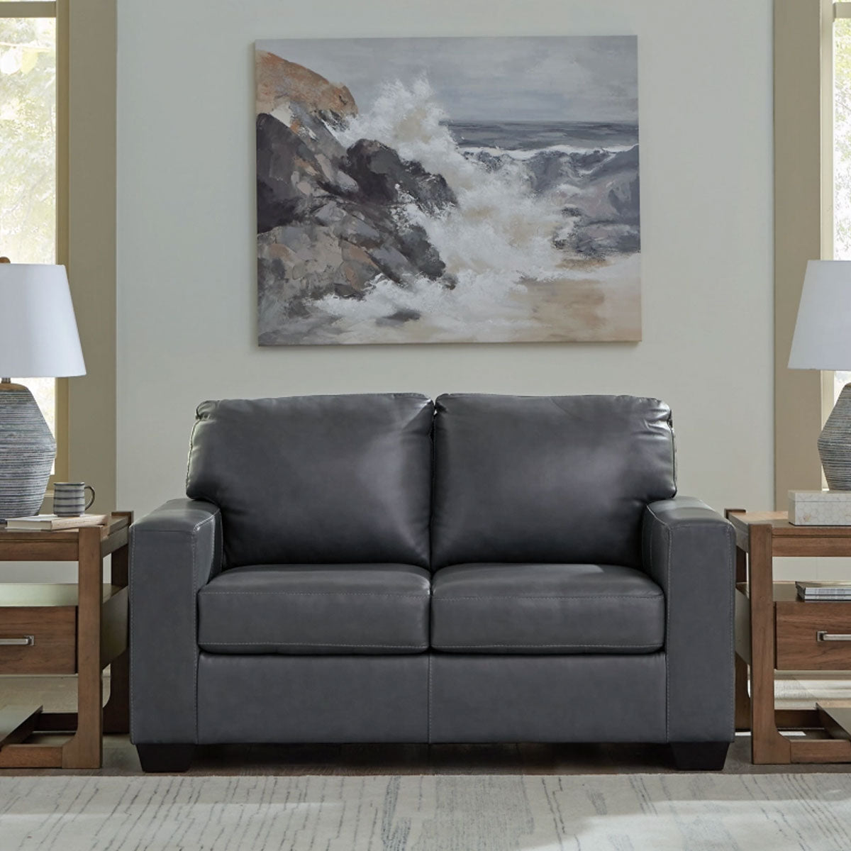 BOLSENA ADMIRAL LTHR LOVESEAT