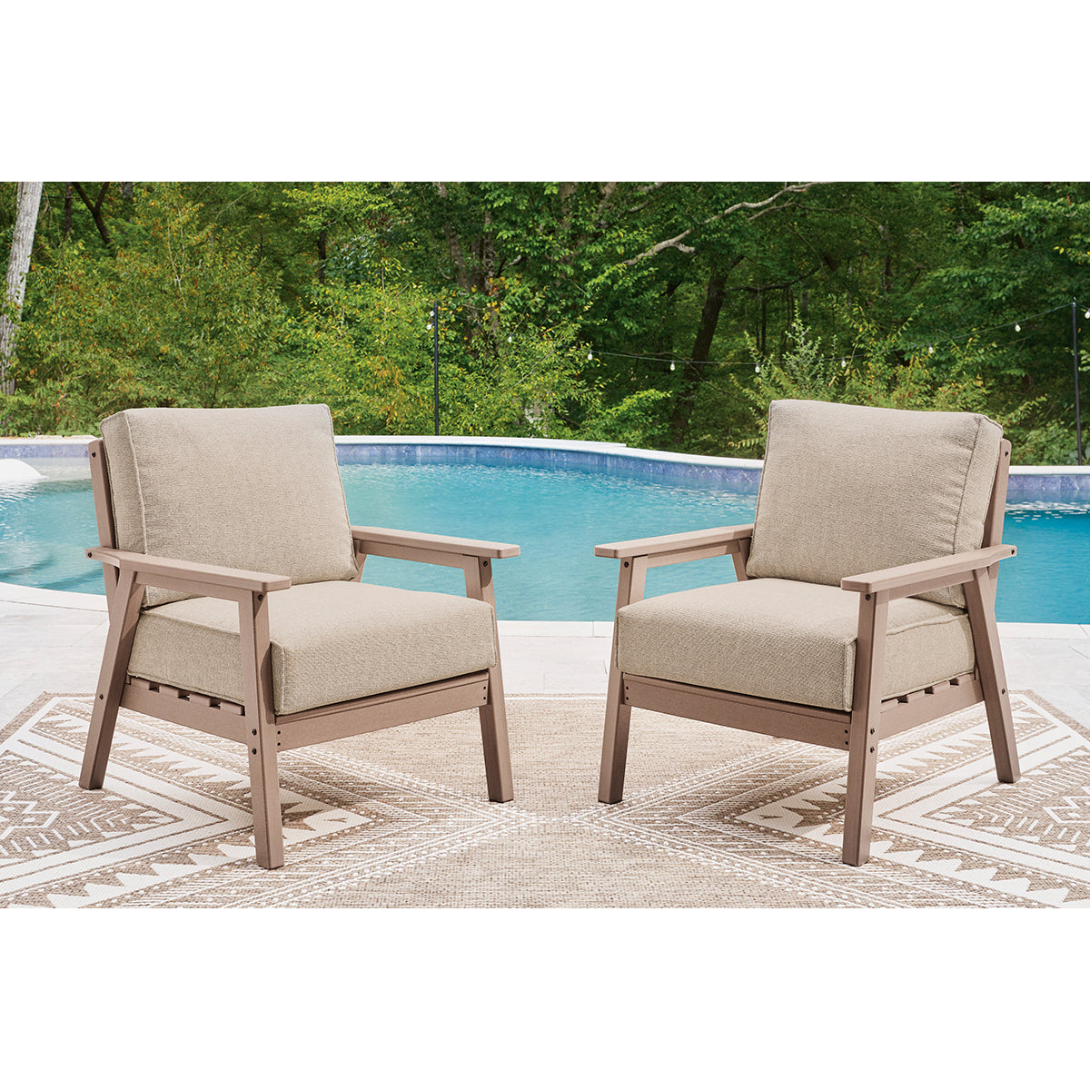 GROVER BEACH LOUNGE CHR PAIR