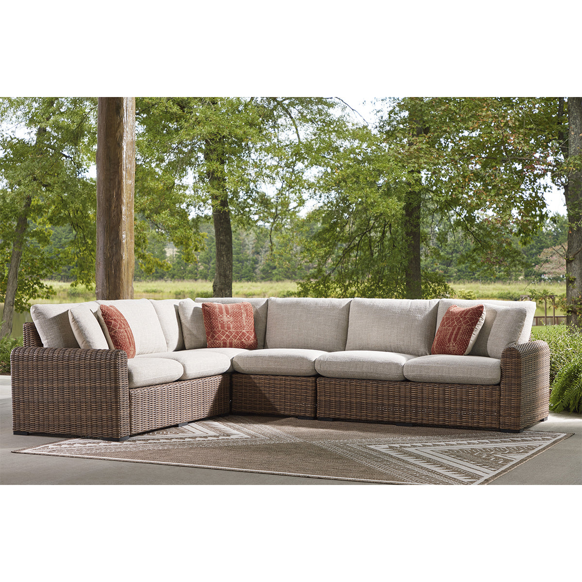 DOLAN 3PC OUTDOOR SECTIONAL