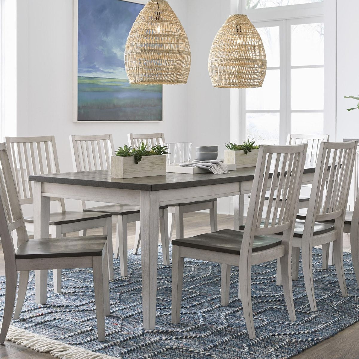 CARAWAY DINING TABLE W/18" LF