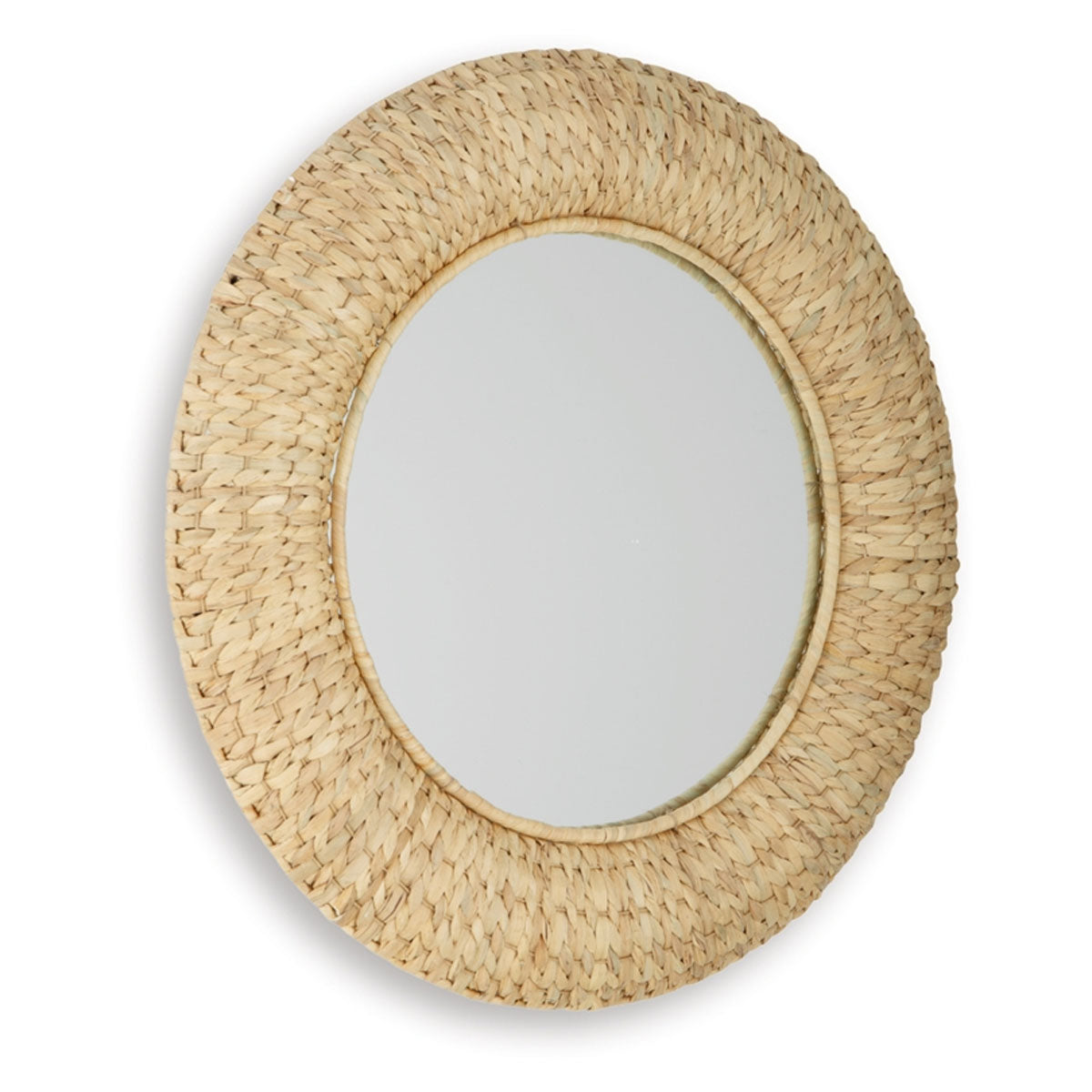 Briggsburg Natural Round Mirror