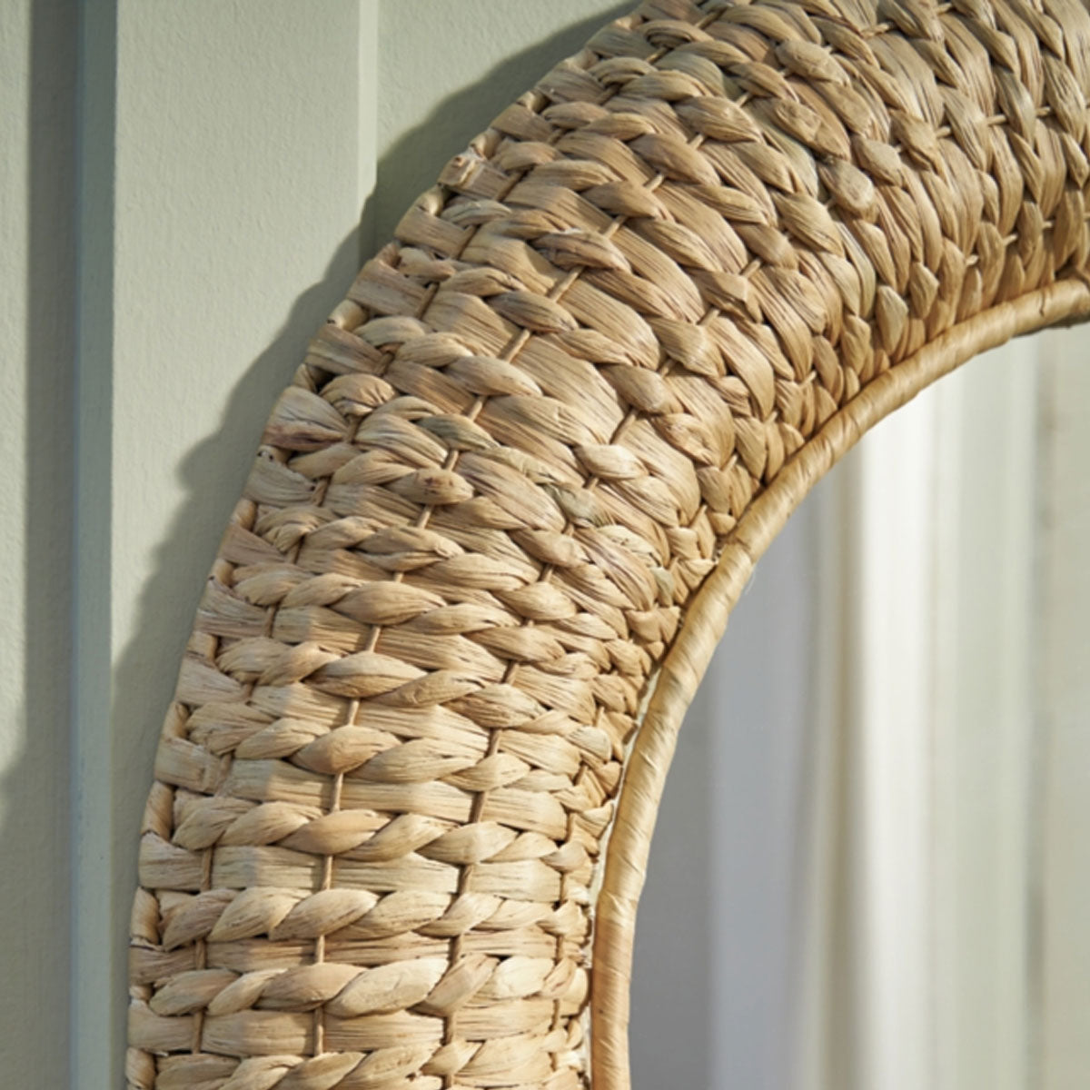Briggsburg Natural Round Mirror
