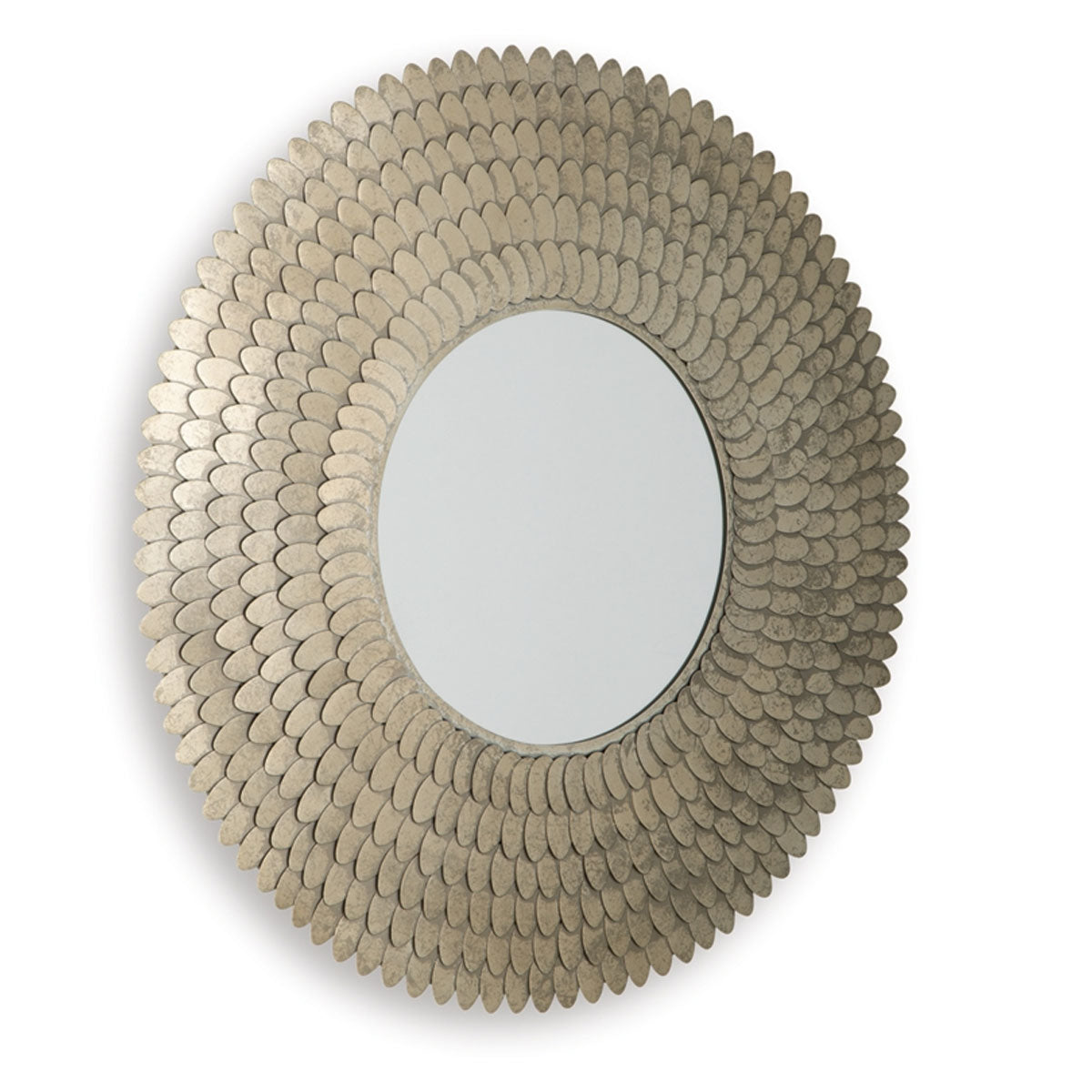 Wrightmund Champgne Round Mirror