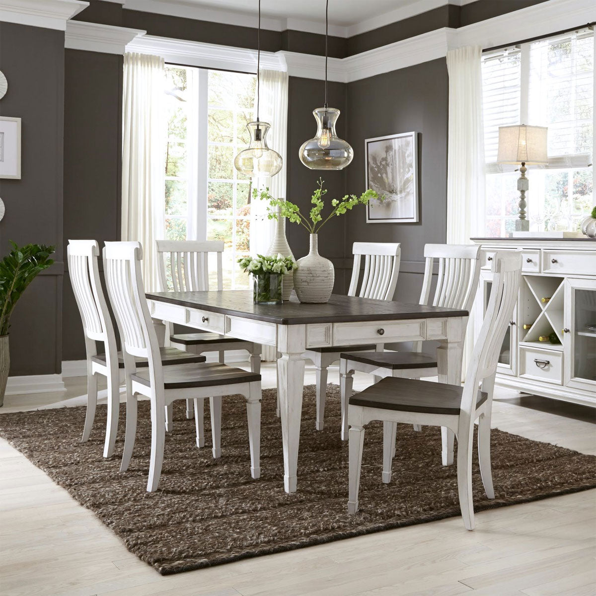 ALLYSON 7PC RECT DINE SET