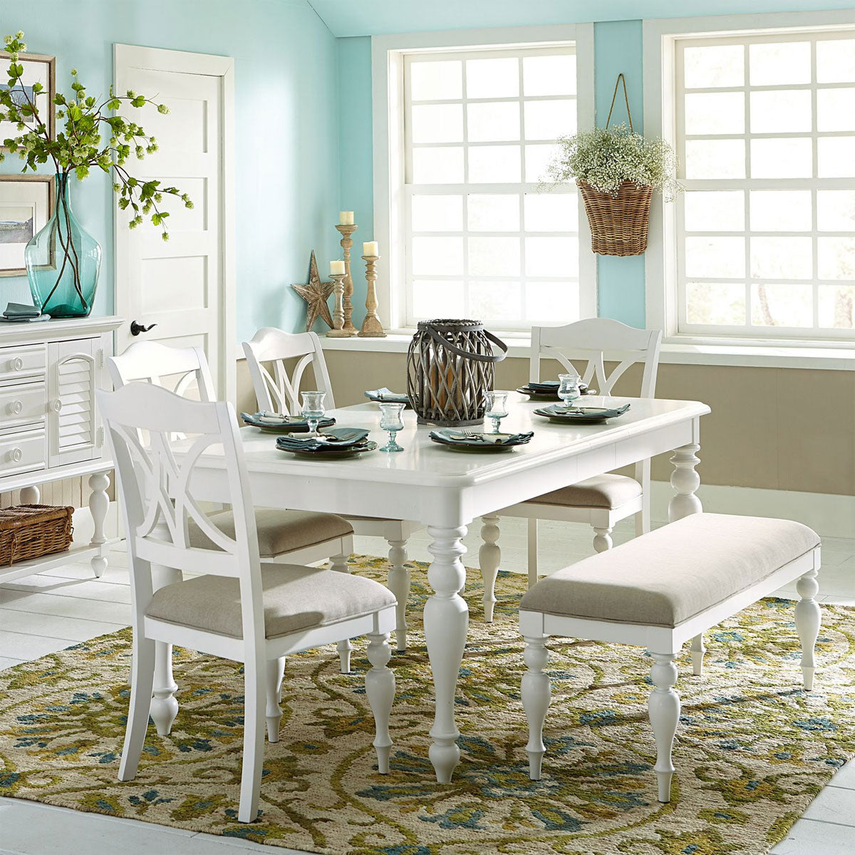 SUMMER HOUSE WH 6PC DINE W/BEN