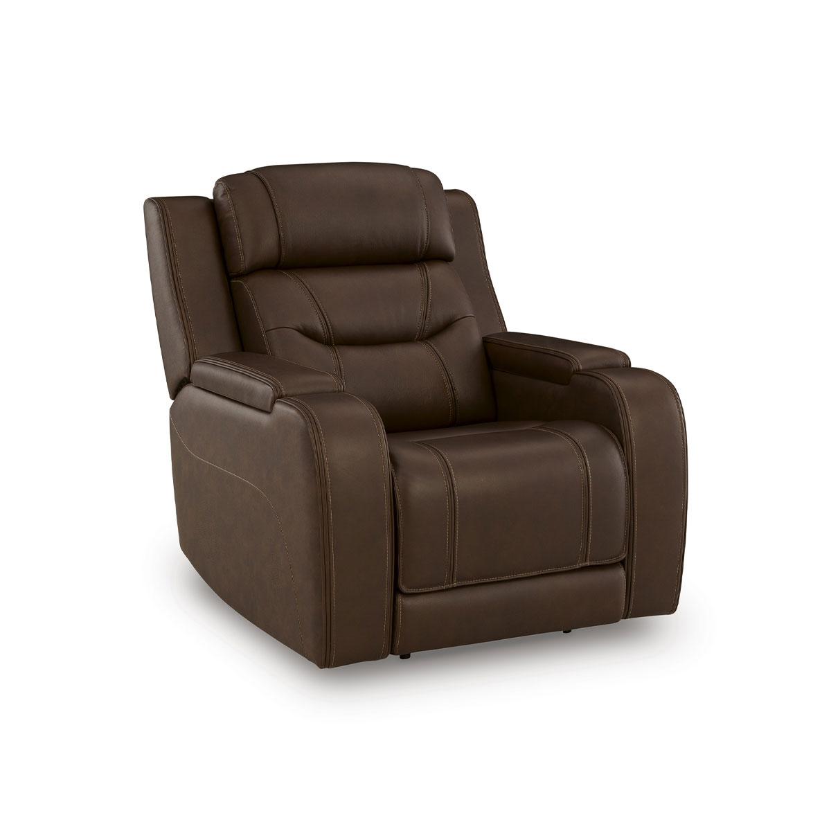 KNIGHTINGTON RECLINER W/ AUDIO IN BROWN