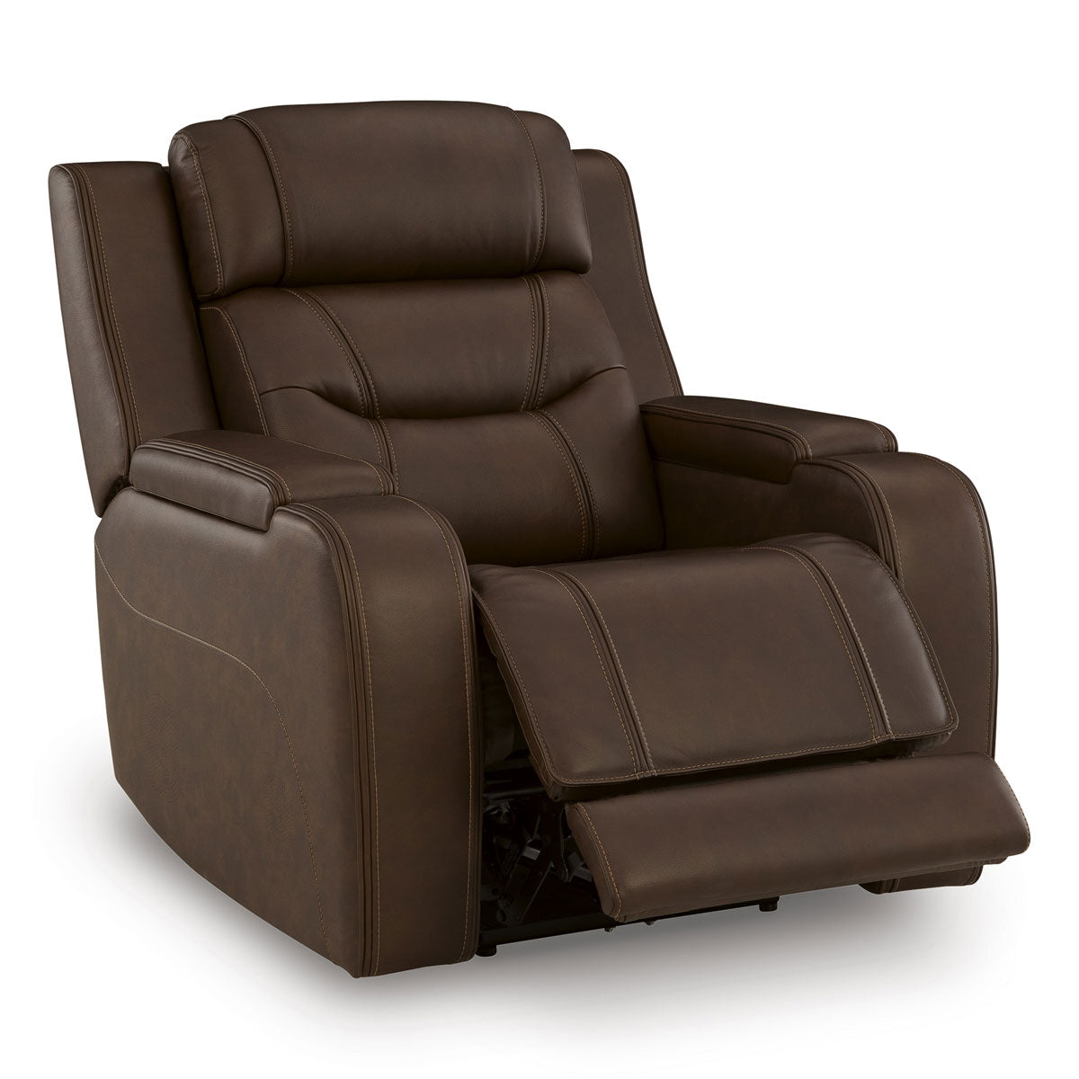 KNIGHTINGTON RECLINER W/ AUDIO IN BROWN