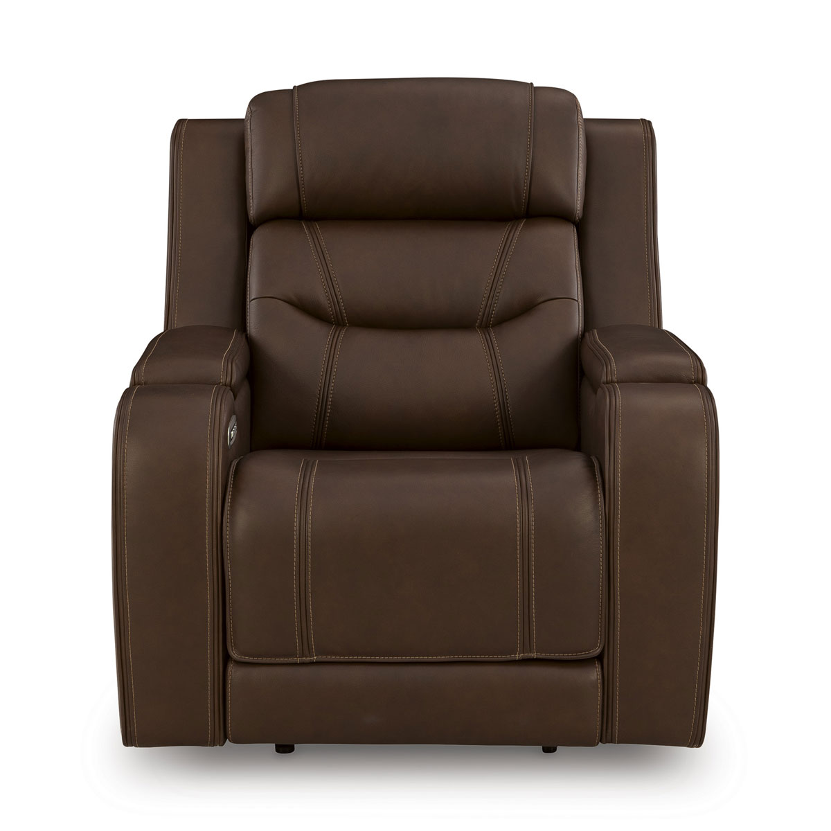 KNIGHTINGTON RECLINER W/ AUDIO IN BROWN