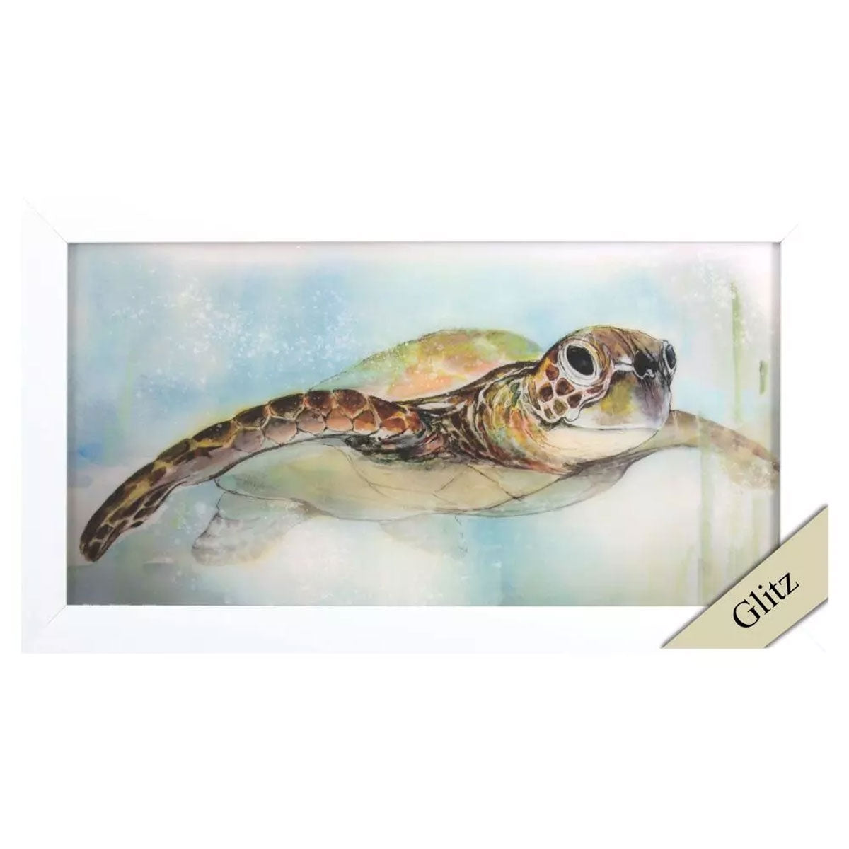 MAJESTIC TURTLE FRAMED ART