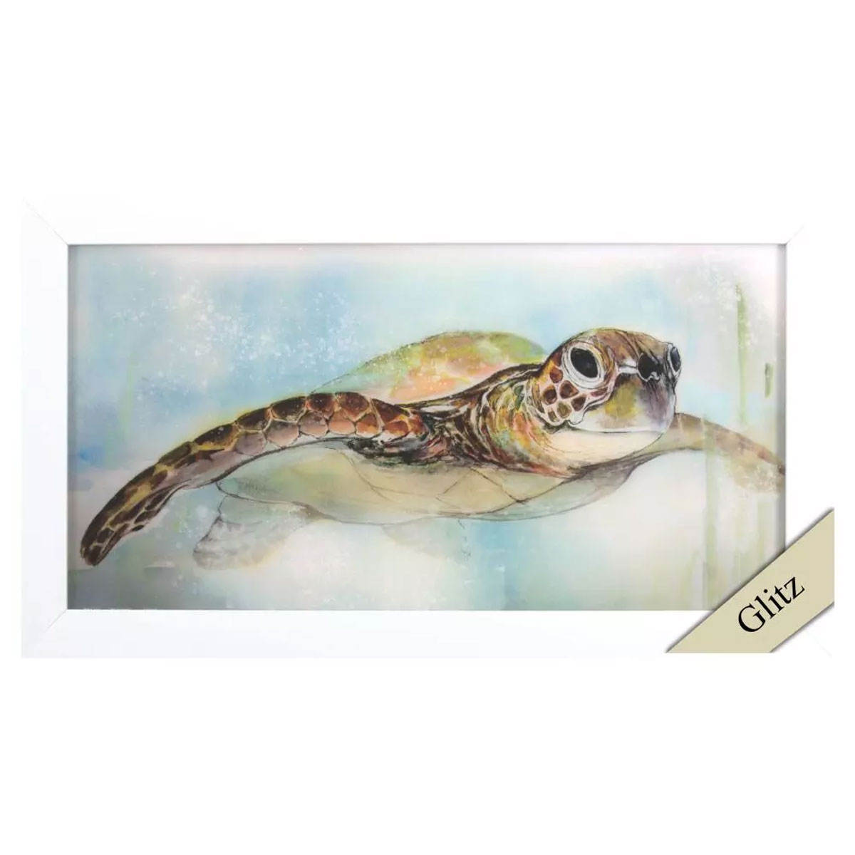 MAJESTIC TURTLE FRAMED ART