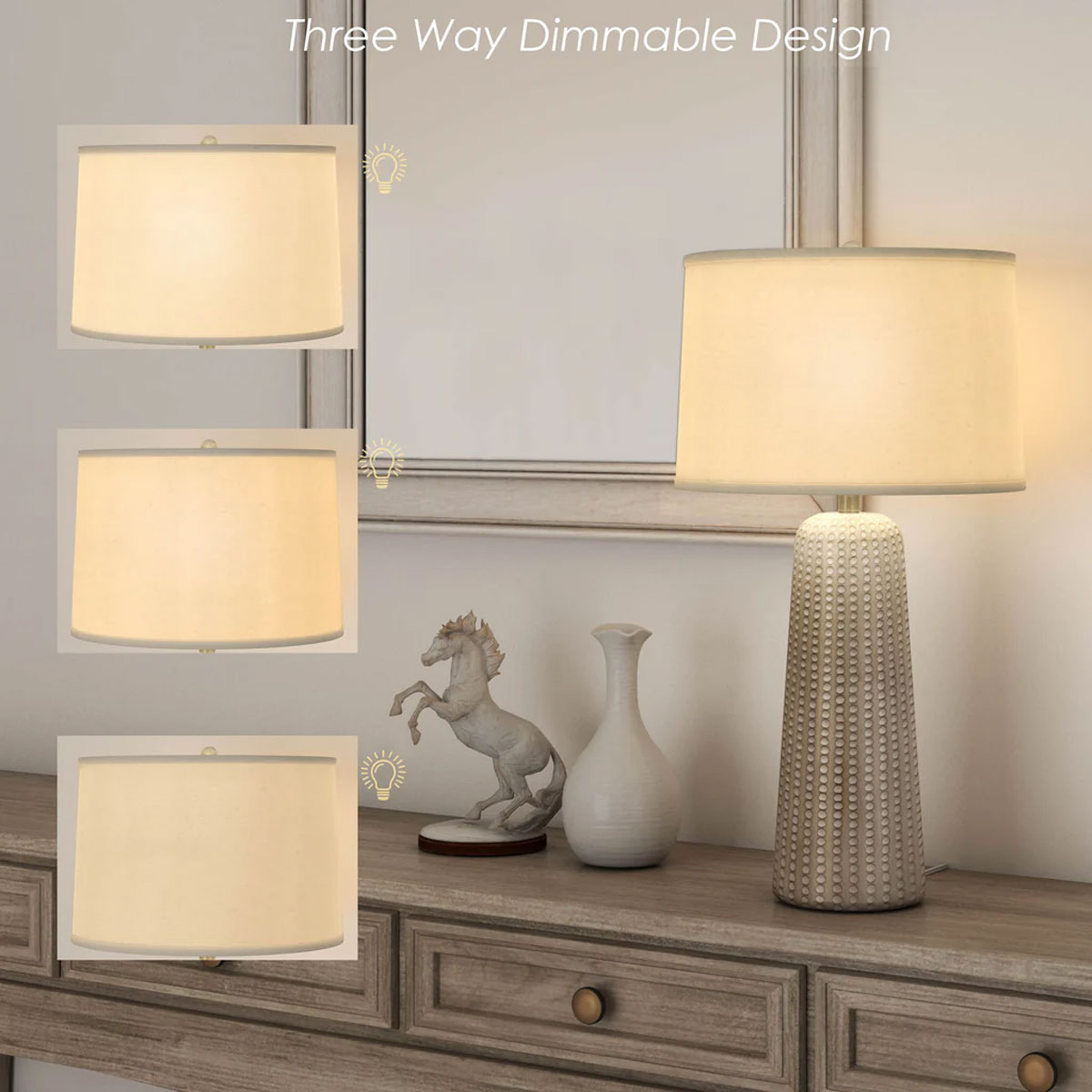 Marissa Beige Ombre 31" Tl