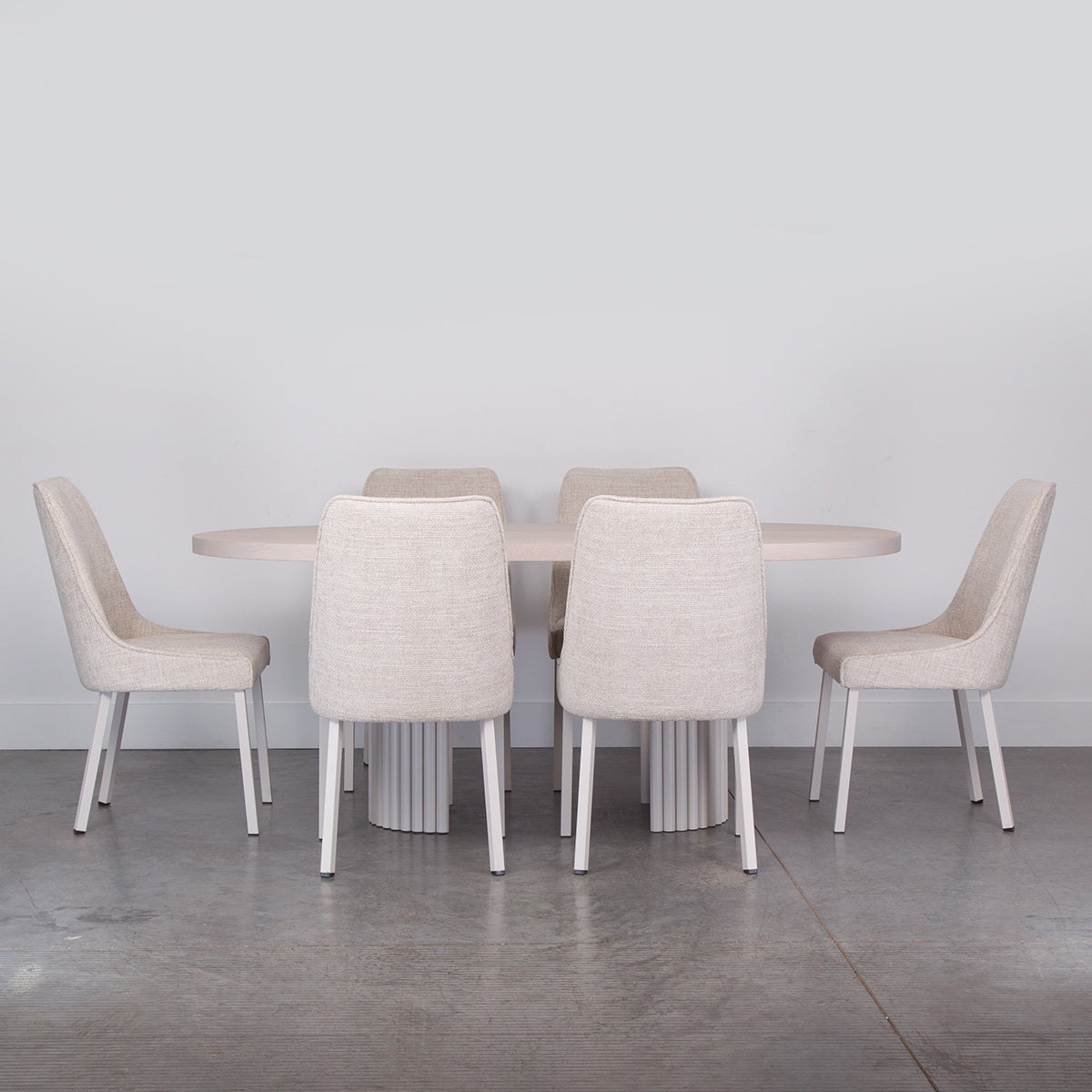 COVE TBL W/6 OLIVIA CHR DINING