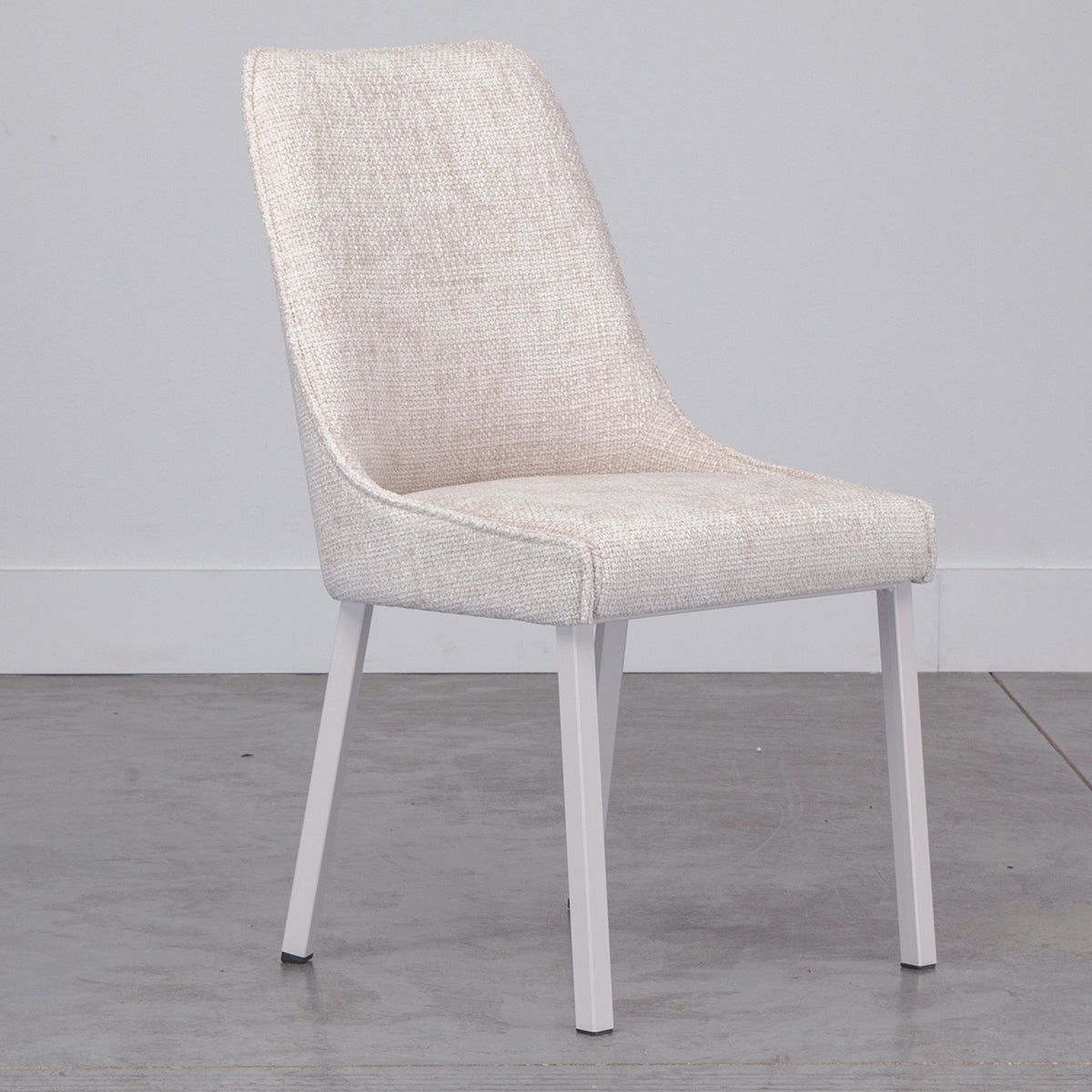 OLIVIA METAL LEGS DINING CHAIR