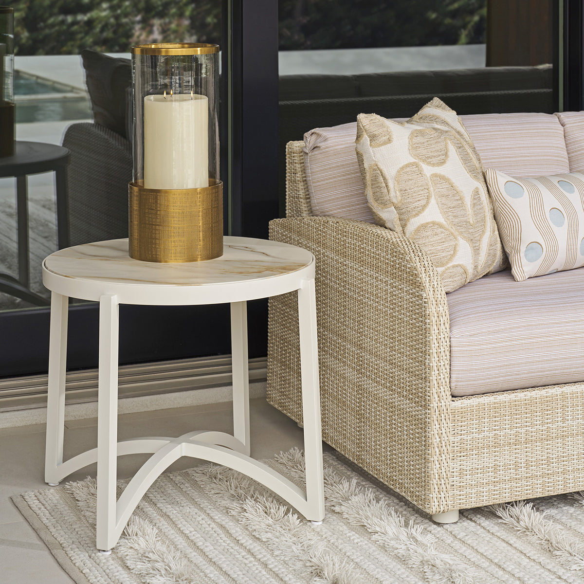 SAND DUNE ROUND END TABLE