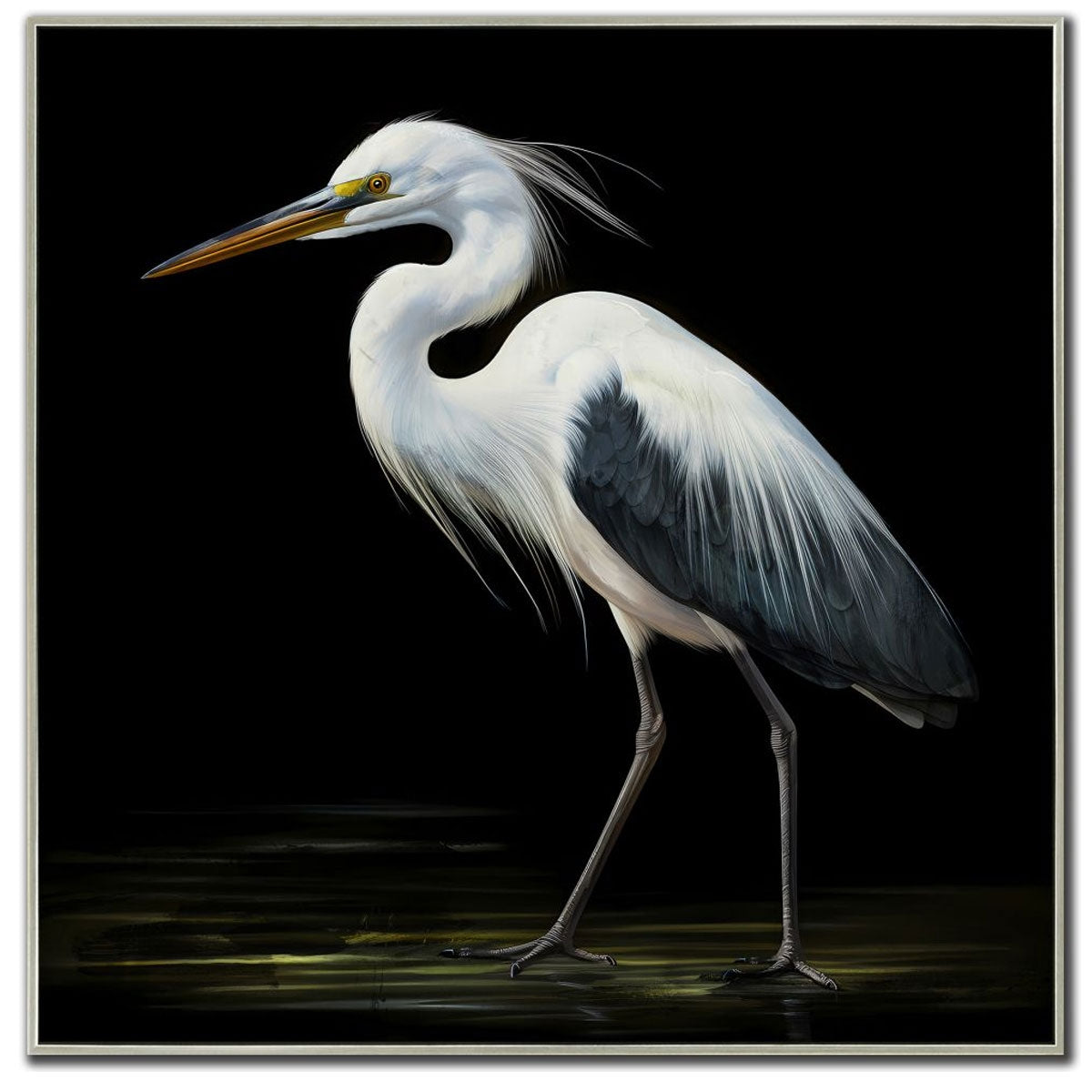 MIDNIGHT HERON II ART