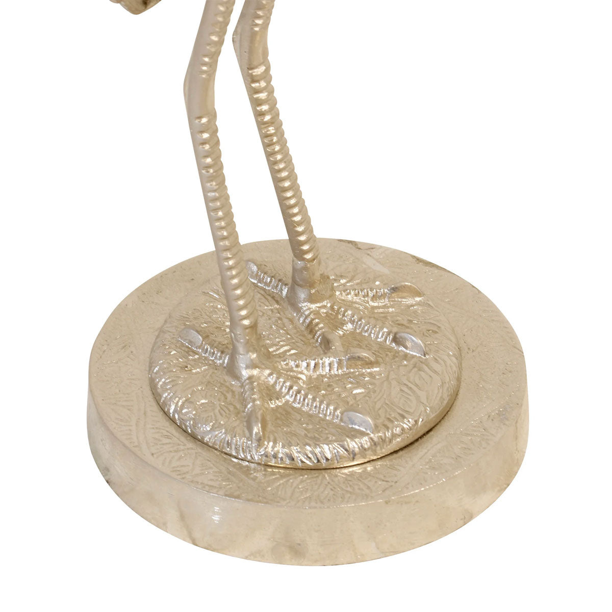 SILVER CRANE SIDE TABLE