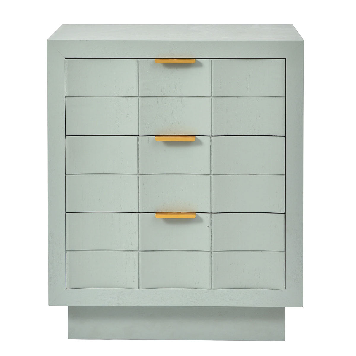 MINT GREEN 3DRW WOODEN TABLE