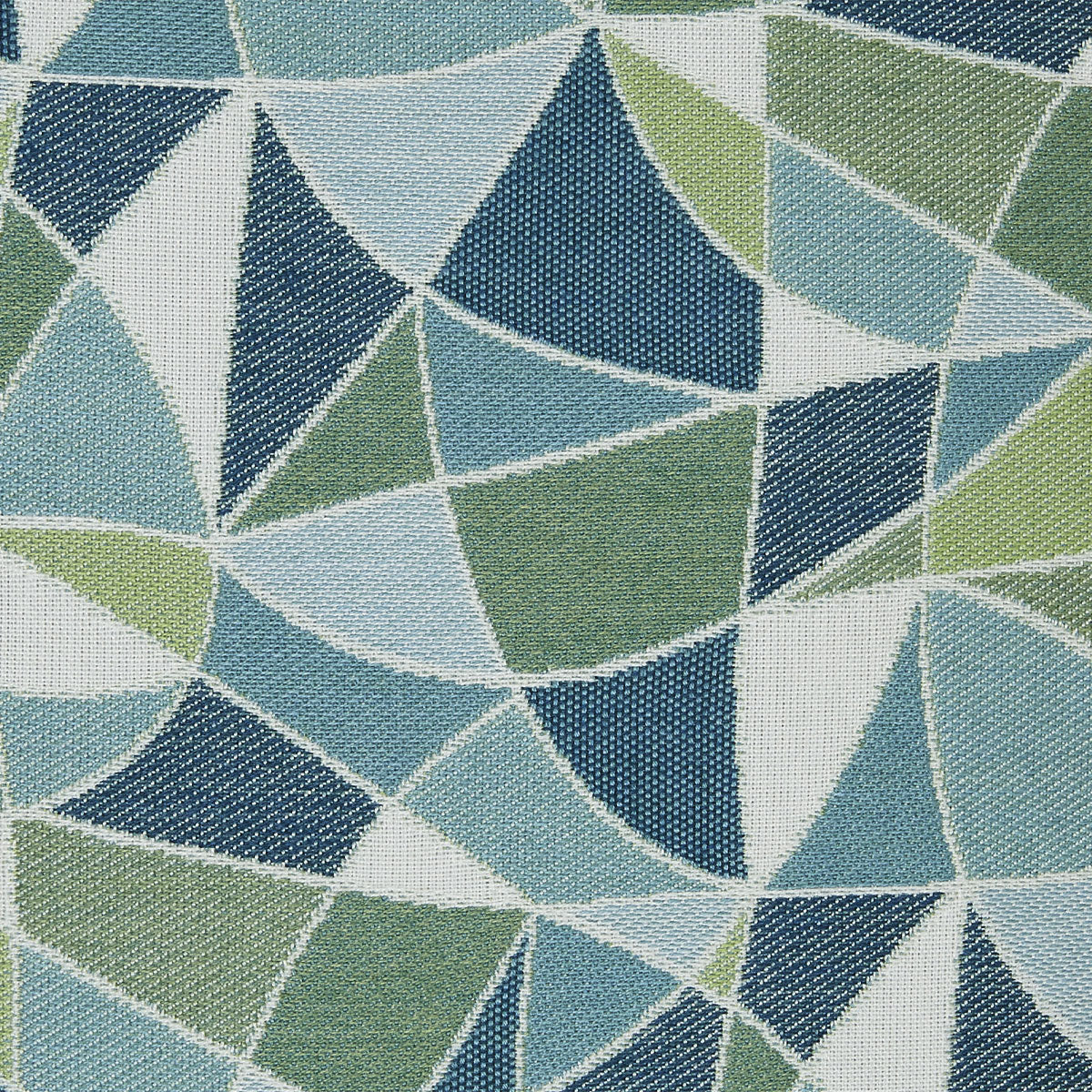 Seanow Turq Grn Geo Pillow
