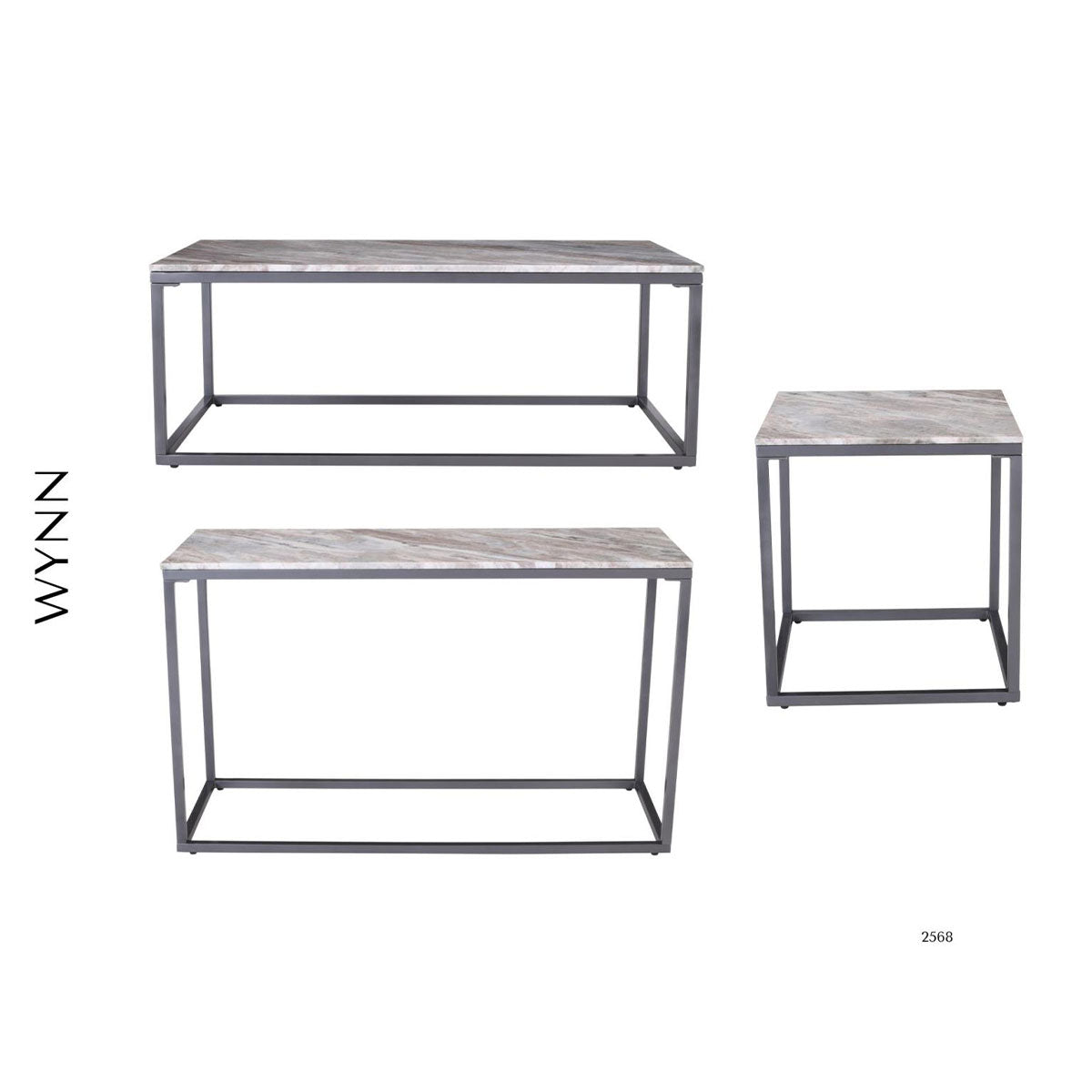 WYNN MARBLE END TABLE