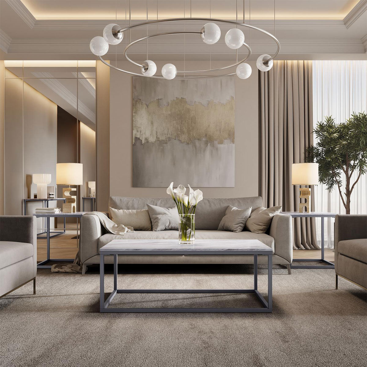 WYNN MARBLE SOFA CONSOLE