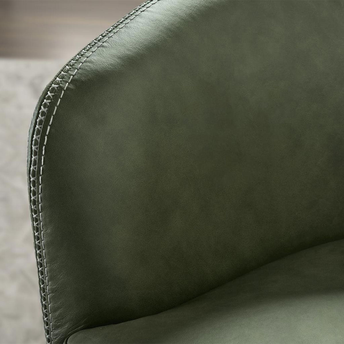 BAROLO LTHR SW CHAIR IN SAGE