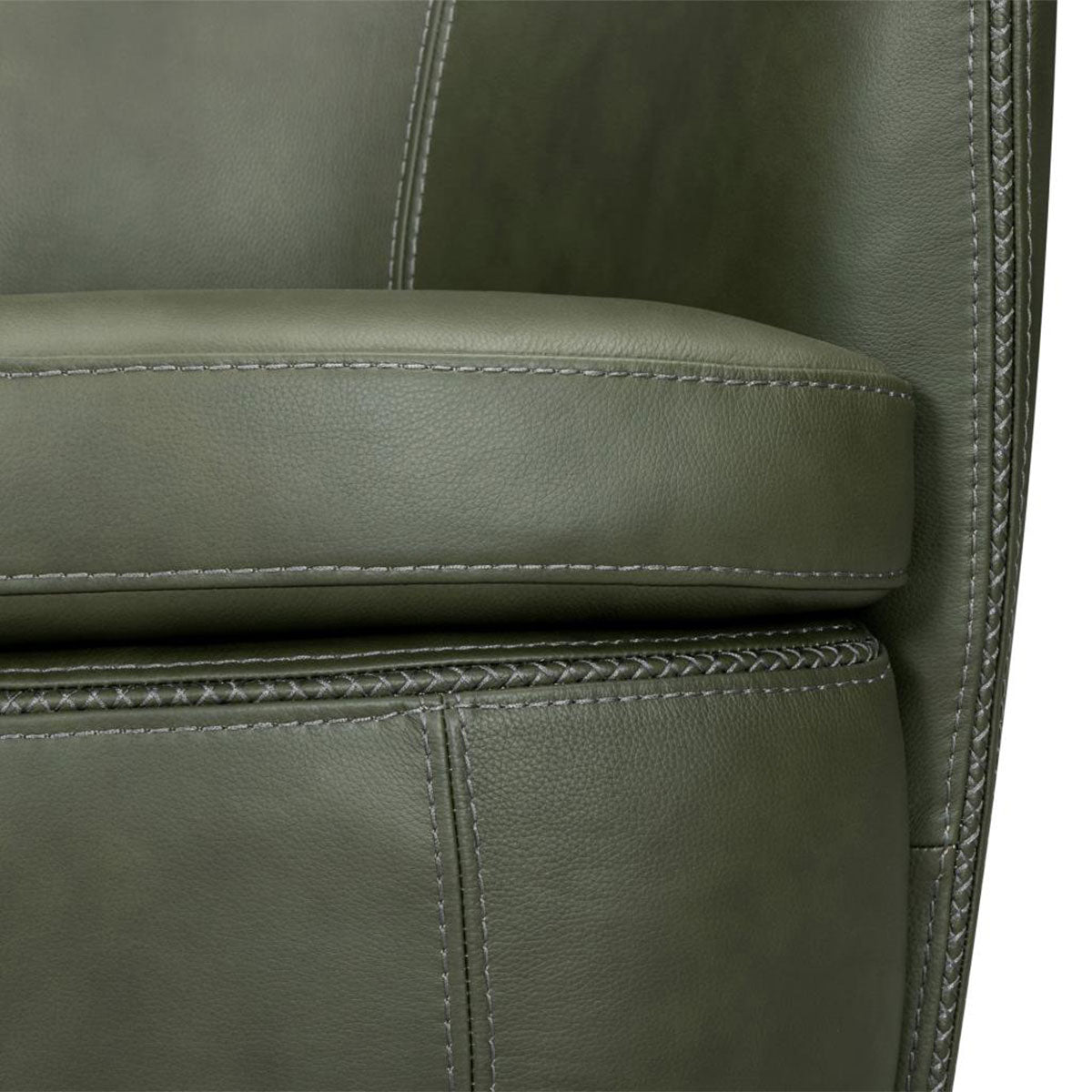 BAROLO LTHR SW CHAIR IN SAGE