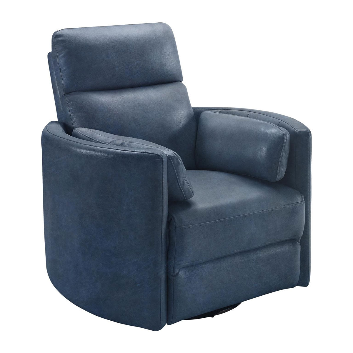 RADIUS LTHR RECLINER IN NAVY