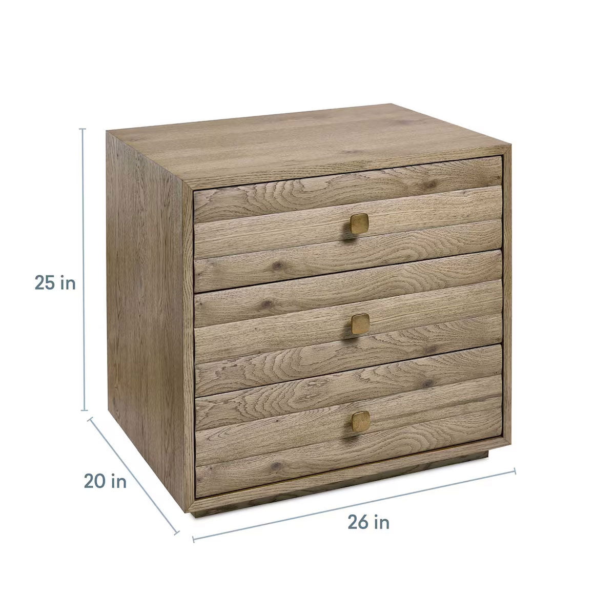 Andora Warm Gray 32" Nightstand