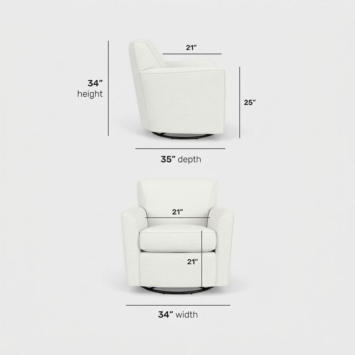 KINGMAN SWIVEL GLIDER CHAIR