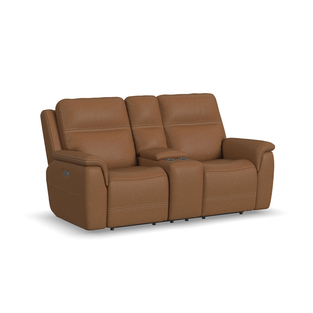 SAWYER HARVEST LOVESEAT W/ CONSOLE, POWER HEADREST & LUMBAR