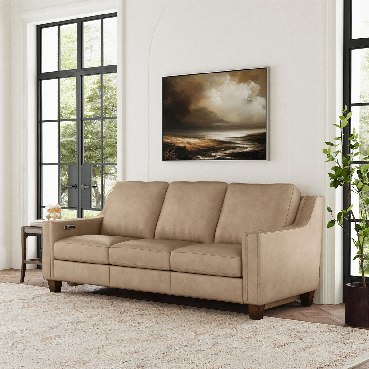 FINLEY SAND PWR INCLINING SOFA