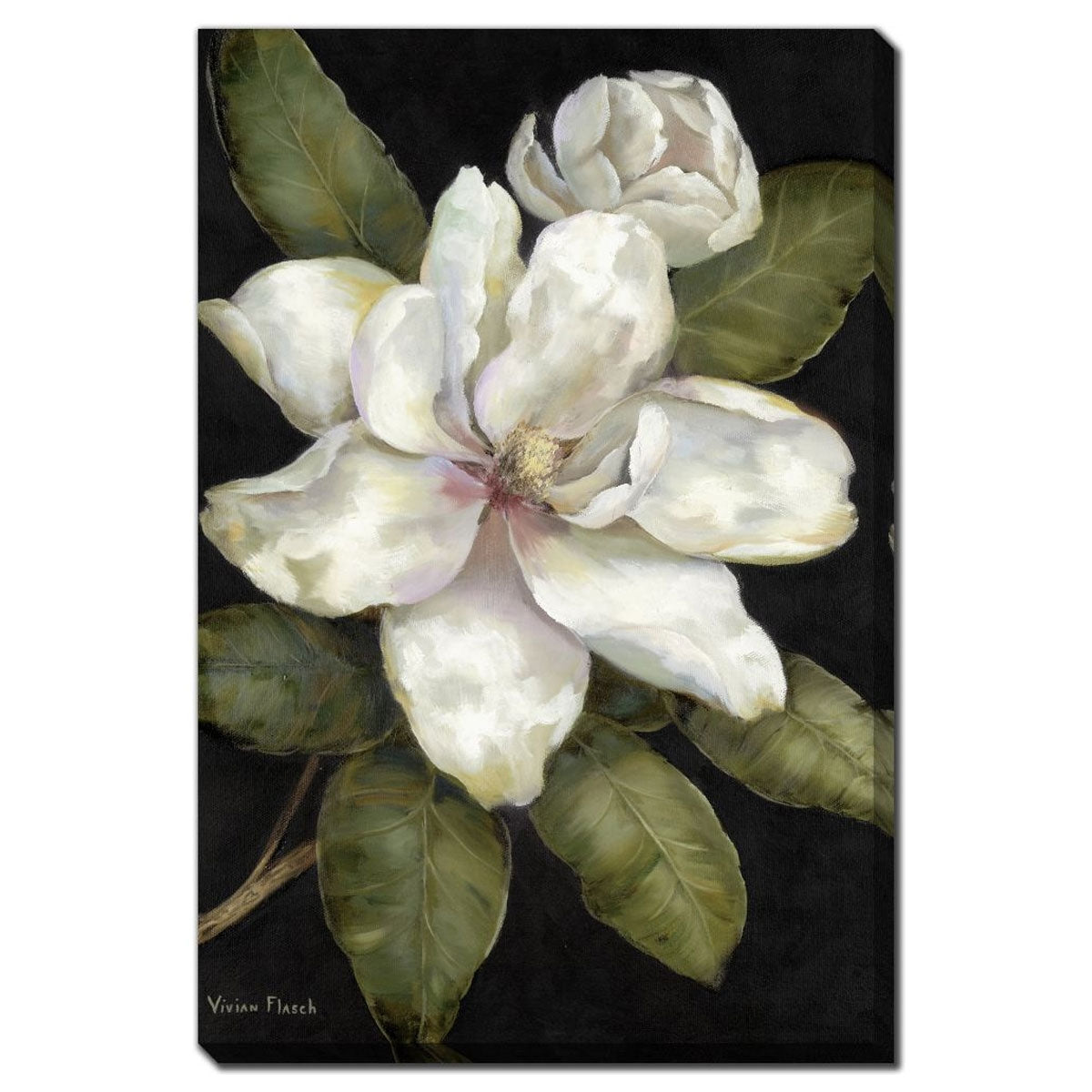 ELEGANT MAGNOLIA I CANVAS ART